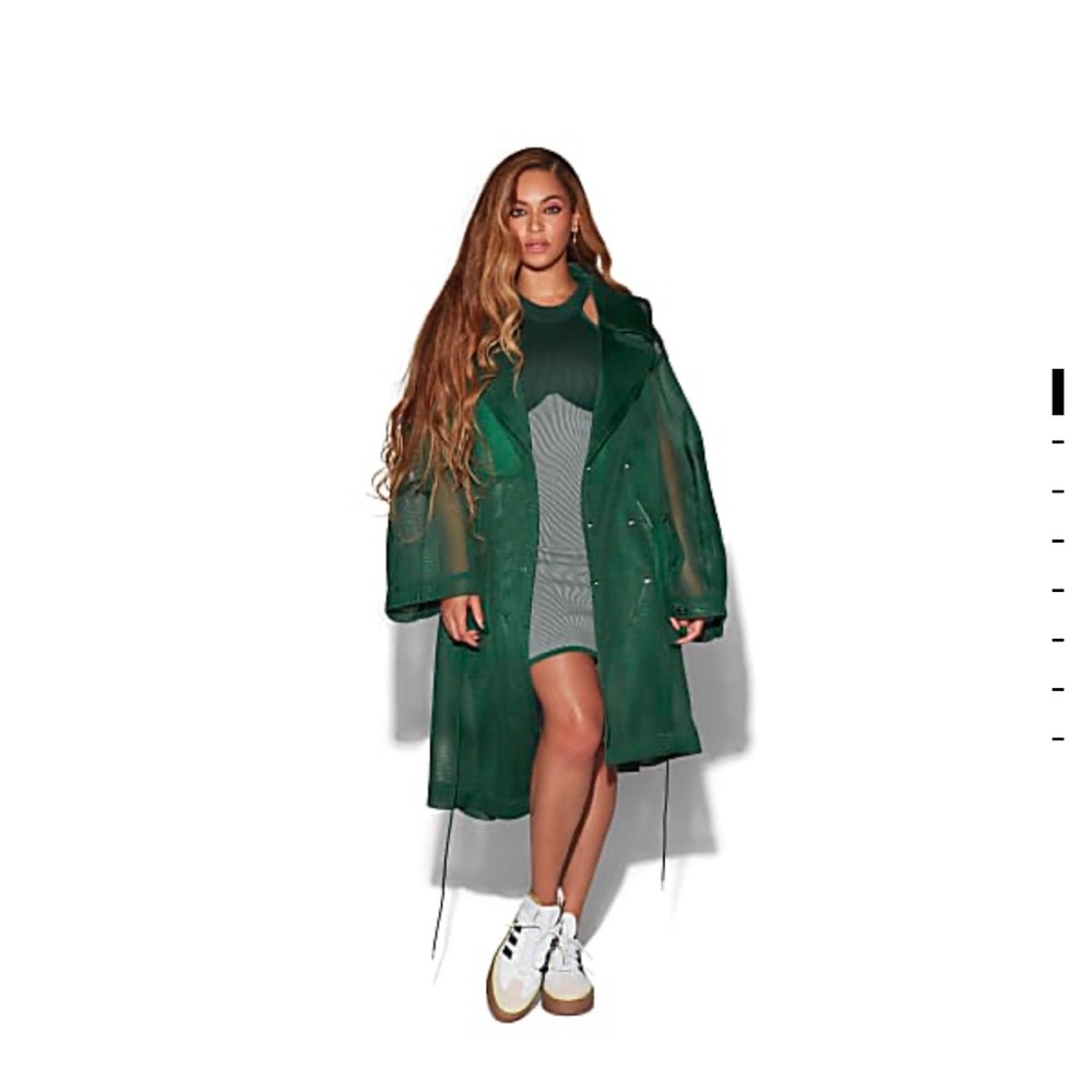 Adidas x Ivy Park Mesh Jacket - dark green NWT (S)